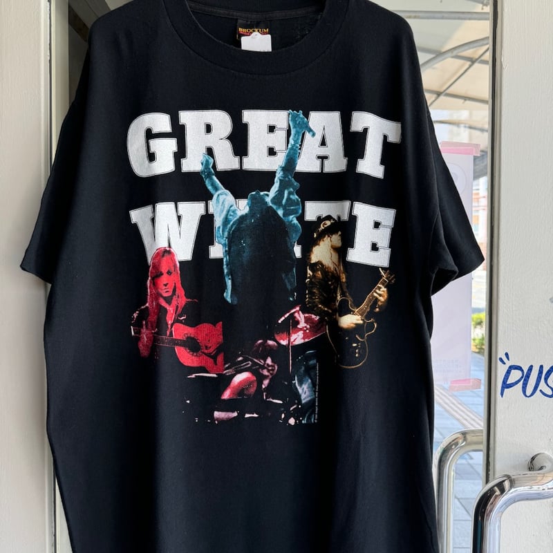 バンドTシャツ Great White 公認ジャパンツアー1990年Tシャツ バンドTシャツ Great White 公認ジャパンツアー1990年Tシャツ