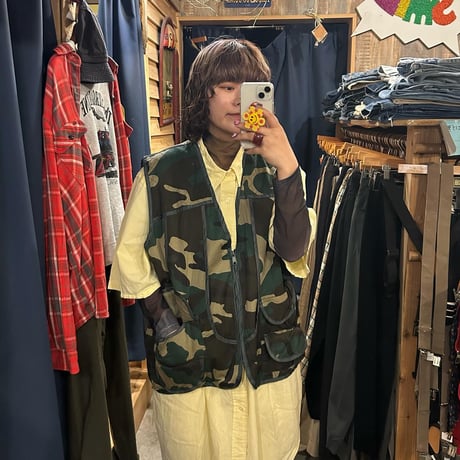 迷彩ハンティングベスト