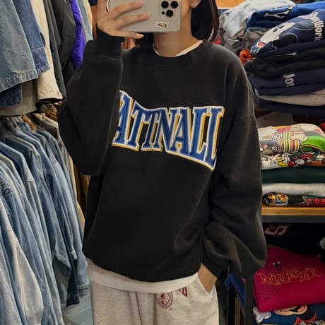 90s Russell ワッペンスウェット