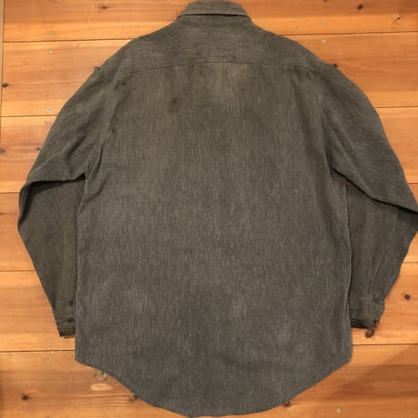 60's Sears L/S ブラックシャンブレー