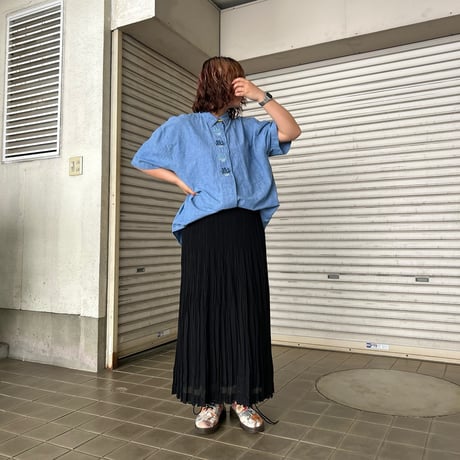 チロリアンシャツ ブルー