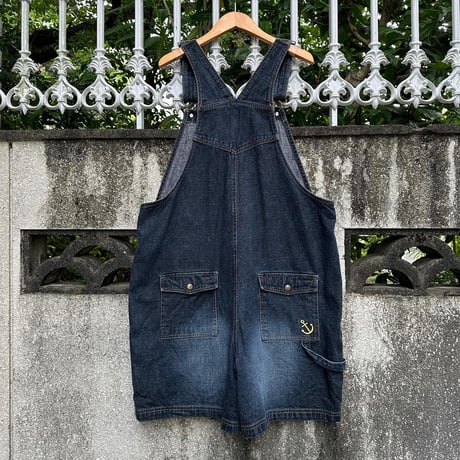 プーさん刺繍サロペット