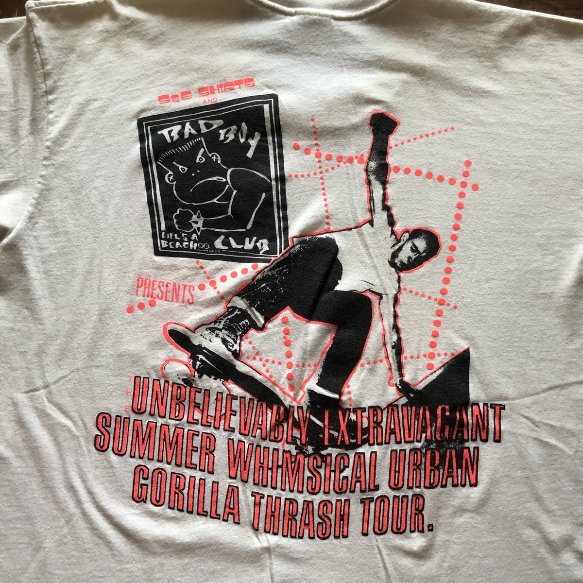 90s BADBOY CLUB Tシャツ life's a beach