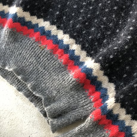 80年代 WOOLRICH モヘア混ニットセーター