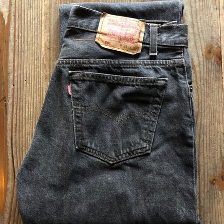 USA製 Levi's501 W34×L36 先染めブラック