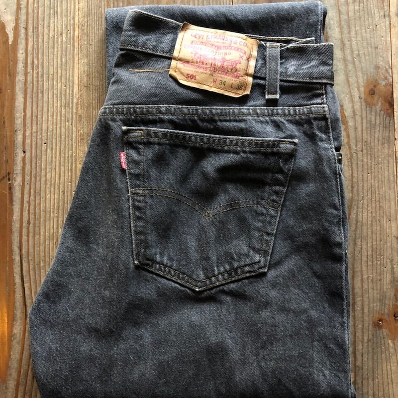 USA製 Levi's501 W34×L36 先染めブラック | CUSTOM FEVER