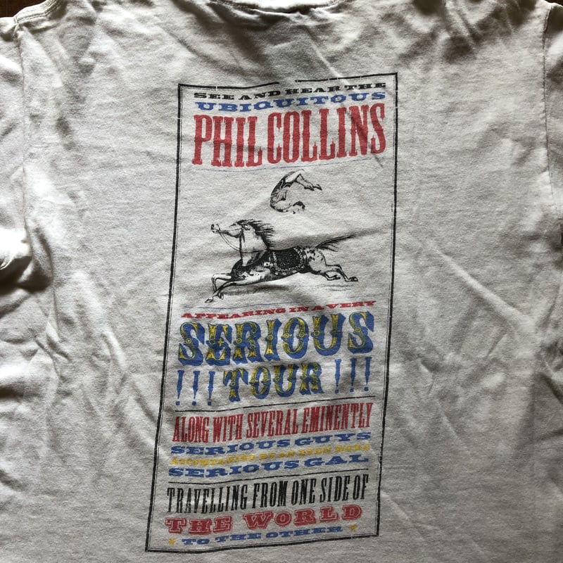 1990 PHILL COLLINS Tシャツ | CUSTOM FEVER