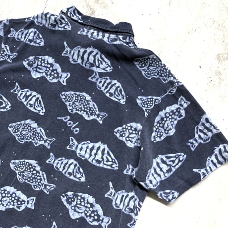 POLO SPORT 半袖魚柄ポロシャツ