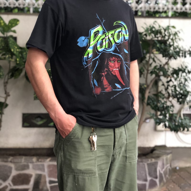 80's POISON バンドTシャツ XL | CUSTOM FEVER