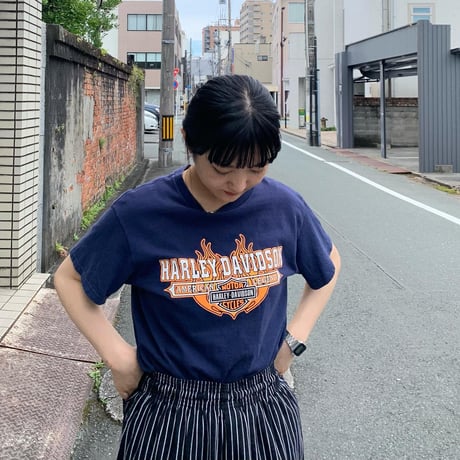 ハーレーファイヤーロゴTシャツ