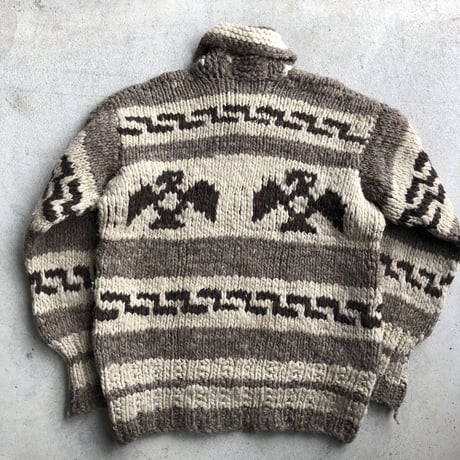 Vintage カウチンニットカーディガン
