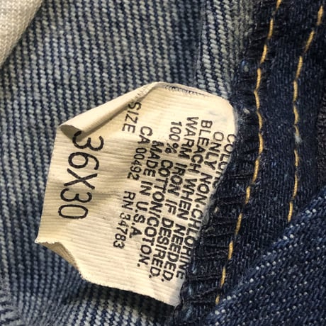 80's USA製Leeデニムパンツ W36×L30