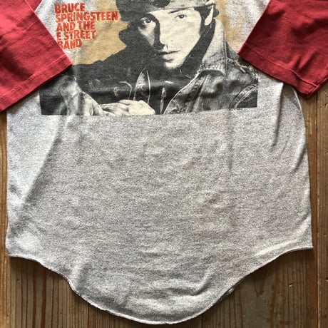80年代ラグランスリーブ7部袖バンドTシャツ