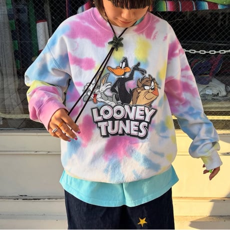 LOONY TUNES タイダイ柄プリントスウェット