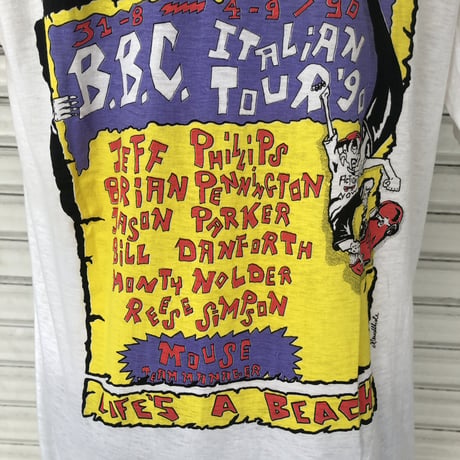 90's LIFE'S A BEACH 〝B.B.C.〟ITALIAN TOUR '90
