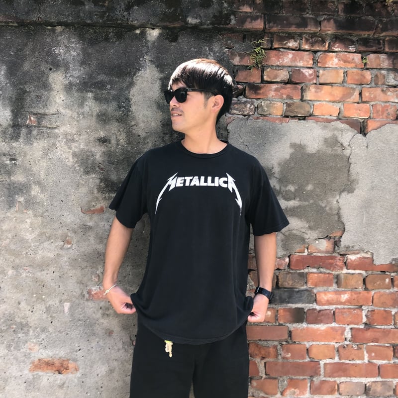 希少 llica バンドT メタリカ Tシャツ XL BLACK 黒 METALLICA Tシャツ メンズ ブランド メタリカ ROCKT バンドT 黒T