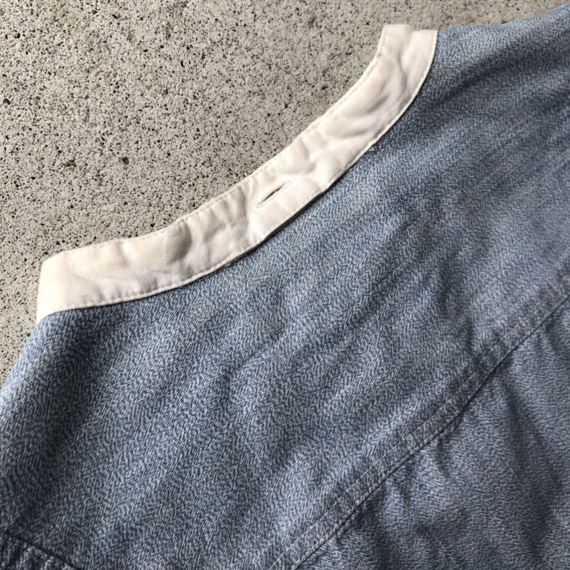 RRL〟 RALPH LAUREN バンドカラーシャツ M | CUSTOM FEVER RRL〟 RALPH LAUREN バンドカラーシャツ M | CUSTOM FEVER