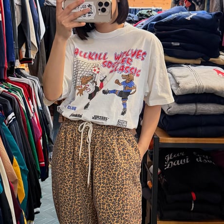 90s USA製 サッカープリントTシャツ