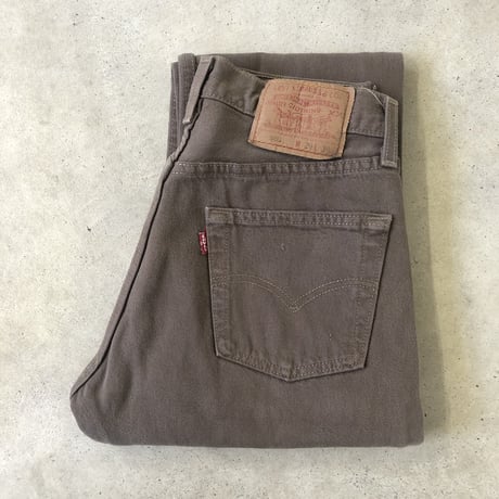90'sUSA製 Levi's501  W29×L30 ブラウン