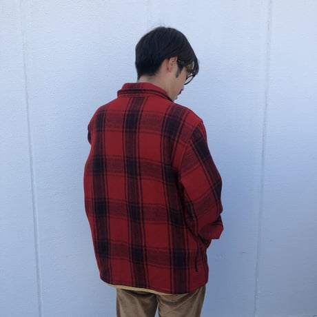60's〜melton ウールハンティングジャケット