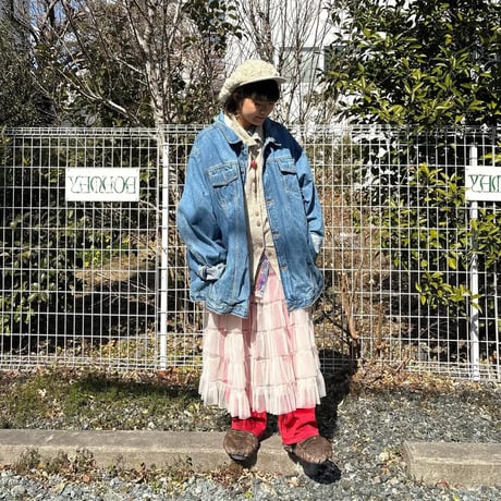 Liberty Bluses ハーレーワッペン付デニムジャケット