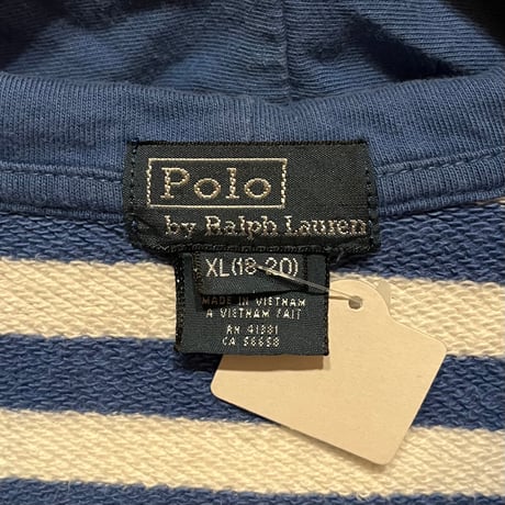 POLO ボーダージップパーカー