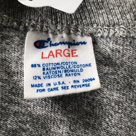 80年代 Late Night with David LettermanチャンピオンTシャツ L