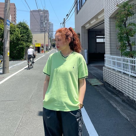 POLO リブラインTシャツ