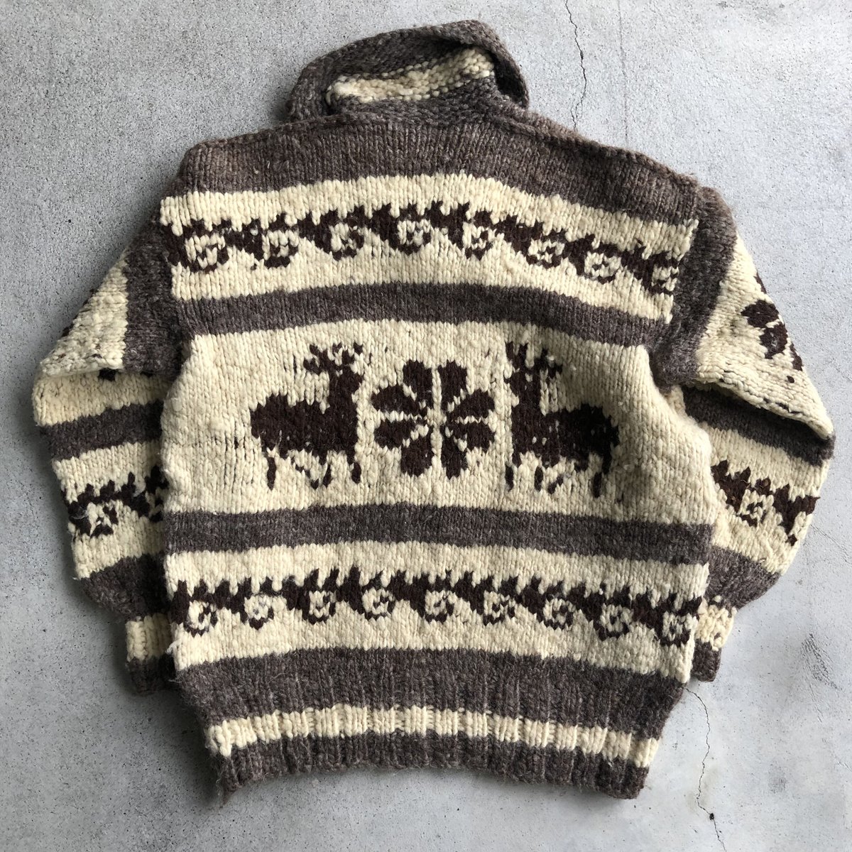 Vintage カウチンニットカーディガン | CUSTOM FEVER