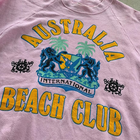 80sオーストラリアビーチクラブスウェット