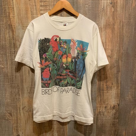90s鳥いっぱいTシャツ