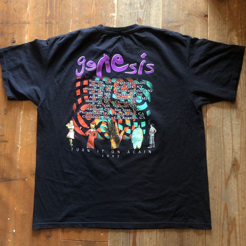 Genesis Turn It On Again バンドTシャツ XLサイズ genesis バンドTシャツ | CUSTOM FEVER