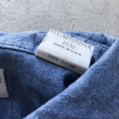 70's〜OSHKOSH 100%コットンシャンブレー