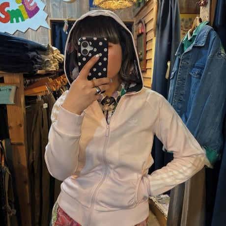 adidas ジャージパーカー