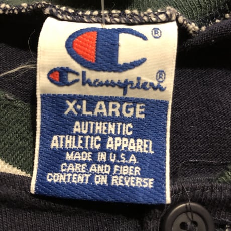 90's-00's CHMAPION ヘンリーネック