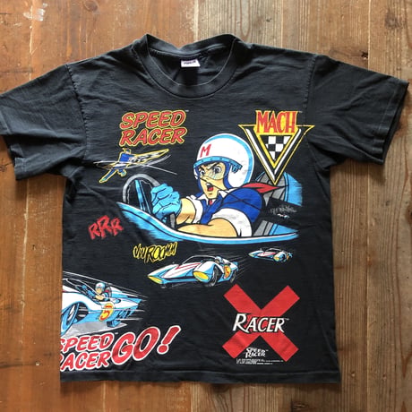 90's SPEED RACER マルチプリントTシャツ ©︎1992