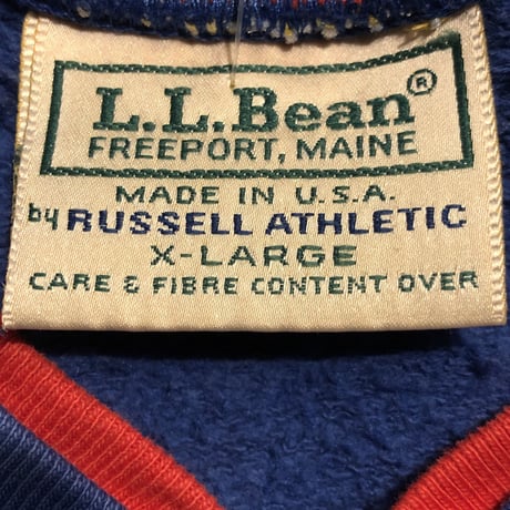 USA製 L.L.Bean × RUSSELL ATHLETIC スウェット