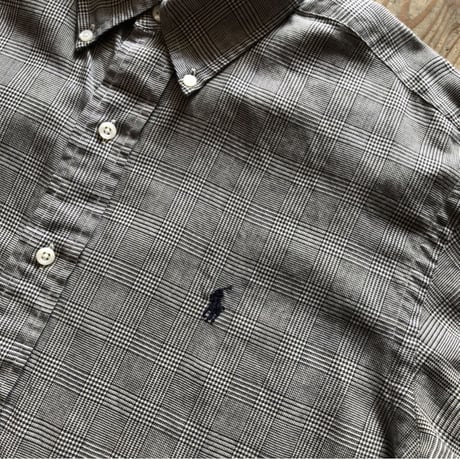 Ralph Lauren グレンチェック柄長袖シャツ