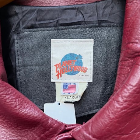 USA製 PLANET HOLLYWOOD レザージャケット