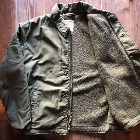 Military US.NAVY デッキジャケットA-2