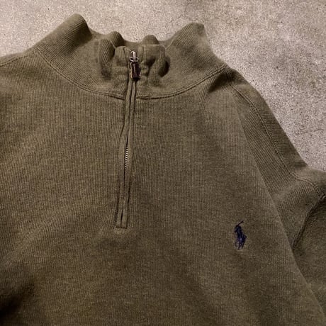 POLO Ralph Lauren ハーフジップコットンニット