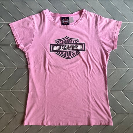 USA製 Harley-Davidson ピンクTシャツ
