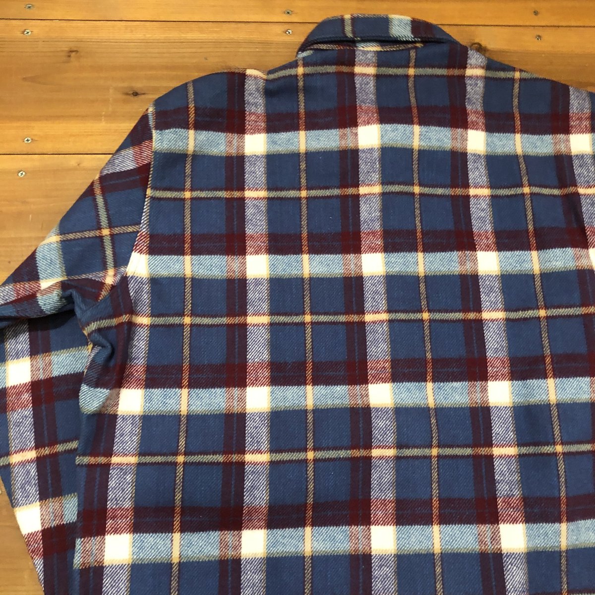80's St.JOHN'S BAY 青黒白 好配色チェック フランネルシャツ 表記(XL) | すべての商品 | | BerBerJin  WebStore