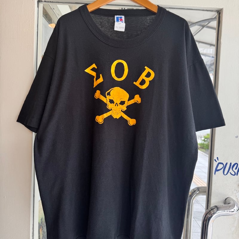 80's Russell スカルプリントTシャツ XL | CUSTOM FEVER