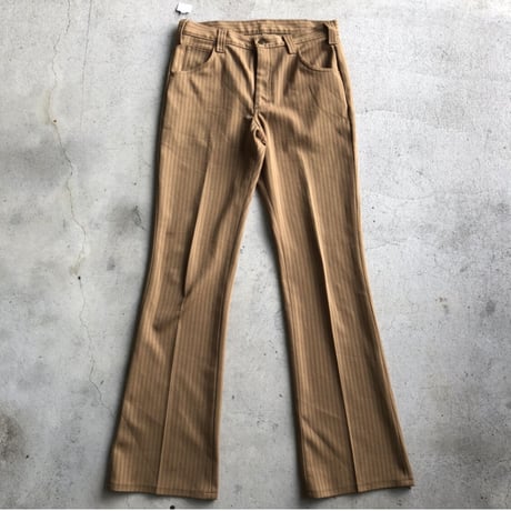 USA製 70's Leeストライプブーツカットフレアパンツ
