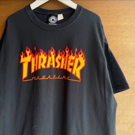 THRASHERファイヤーロゴTシャツ