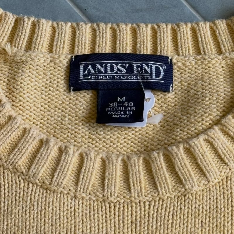 90s LANDS'END コットンニット | CUSTOM FEVER