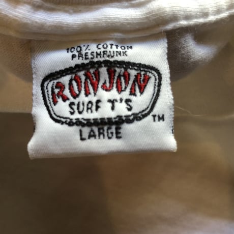 ©︎1990 USA製RONJONプリントT サイズL