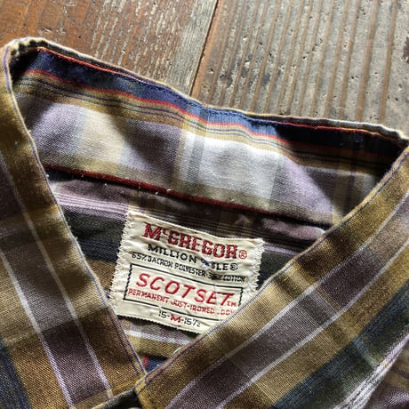 60's〜McGREGORビンテージ半袖シャツ