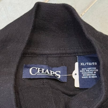 CHAPS ハーフボタンニット